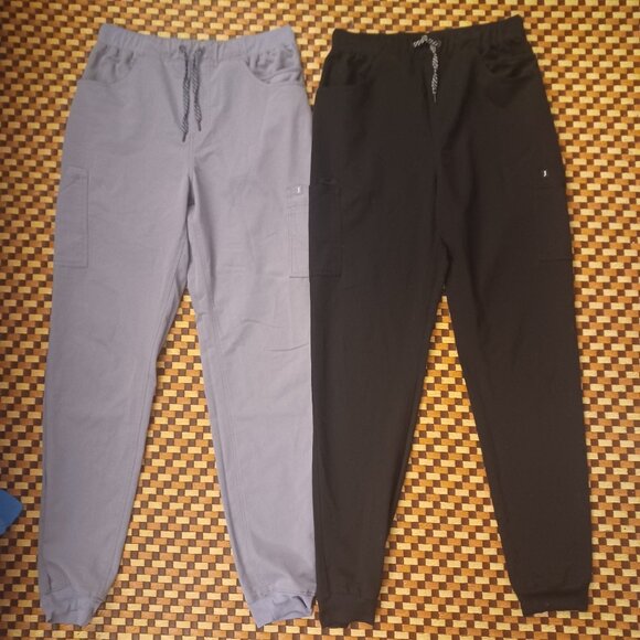 Men’s Jaanuu - 2 Pairs Scrub Pants Joggers -  Size MT - Picture 1 of 6
